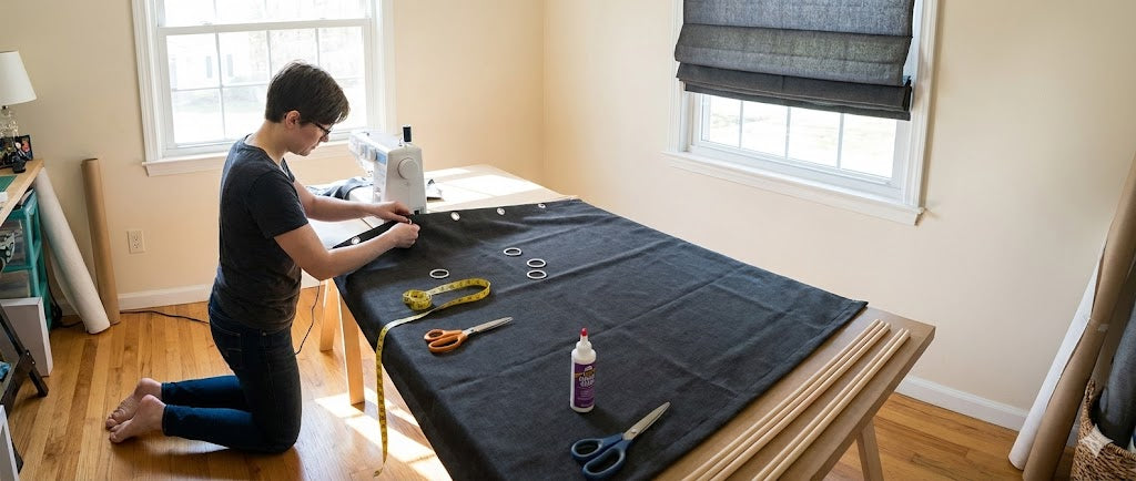 How to Make Blackout Roman Shades