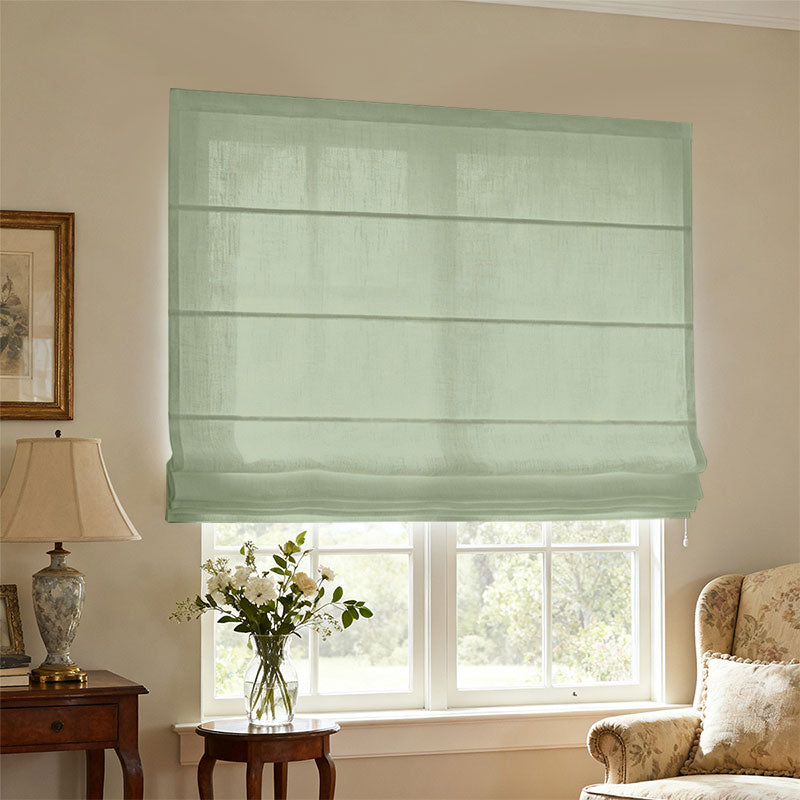 Curtainusa Customized Linen 100% Full Blackout Curtains Shades