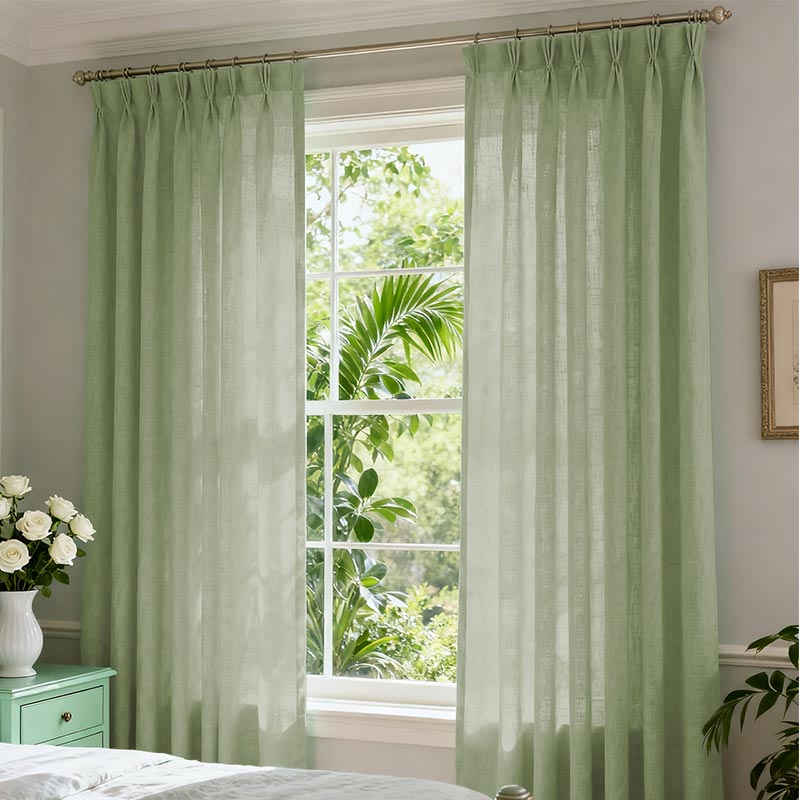 Curtainusa custom linen curtain CU38-6