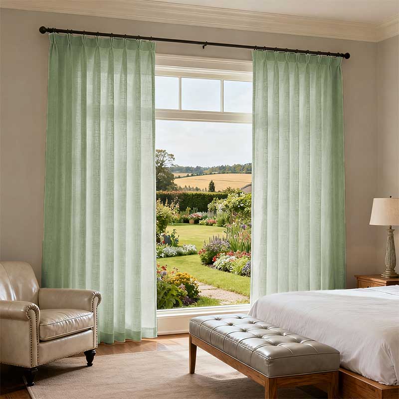 Curtainusa custom linen curtain CU38-5