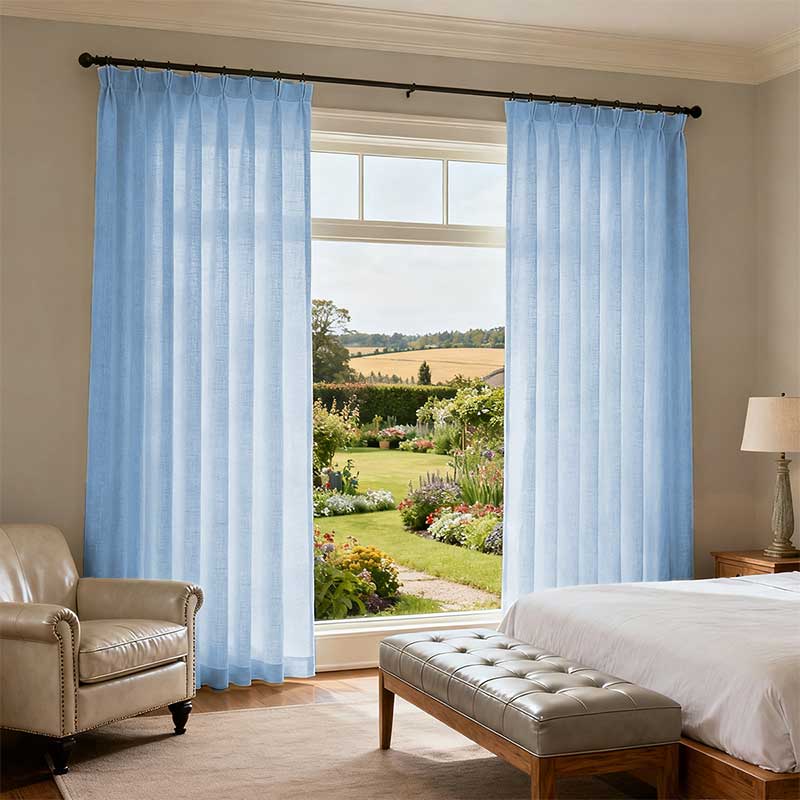 Curtainusa custom linen curtain CU38-5