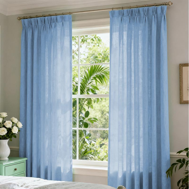 Curtainusa custom linen curtain CU38-6