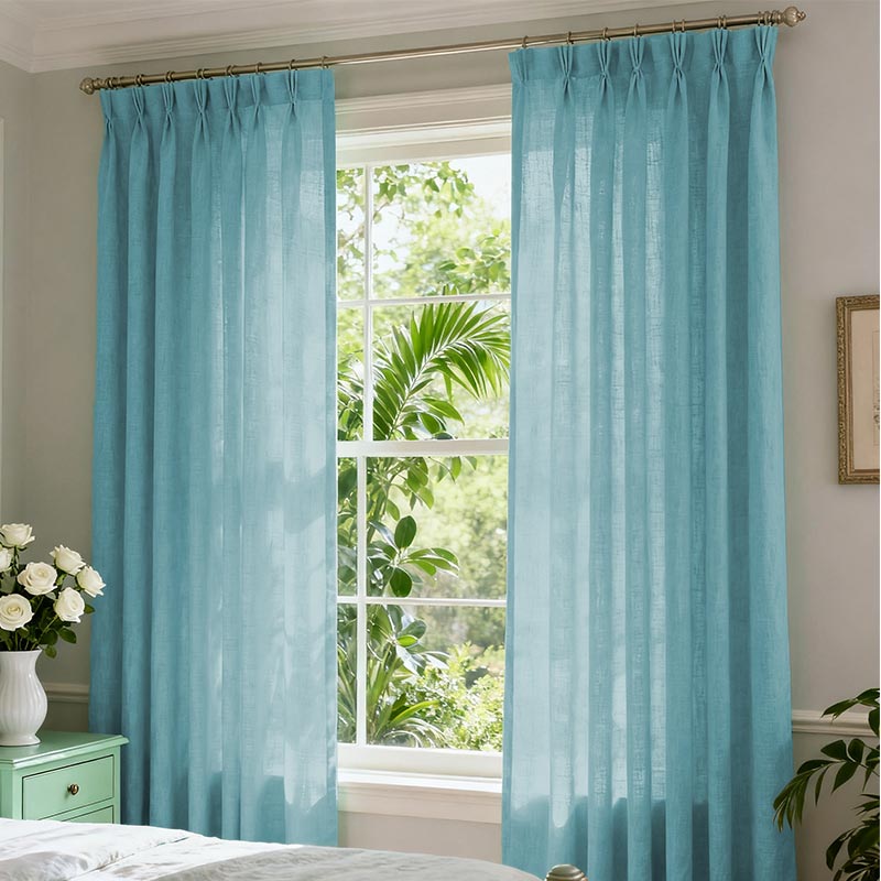 Curtainusa custom linen curtain CU38-6