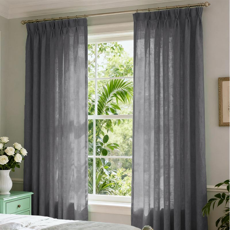 Curtainusa custom linen curtain CU38-6