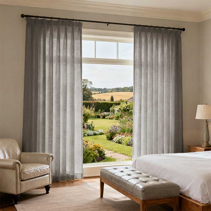 Curtainusa custom linen curtain CU38-5