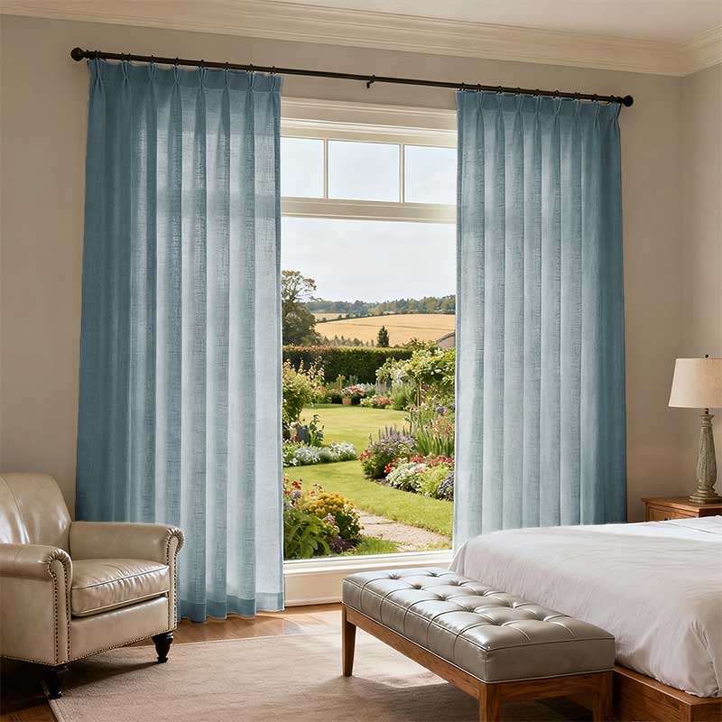 Curtainusa custom linen curtain CU38-5