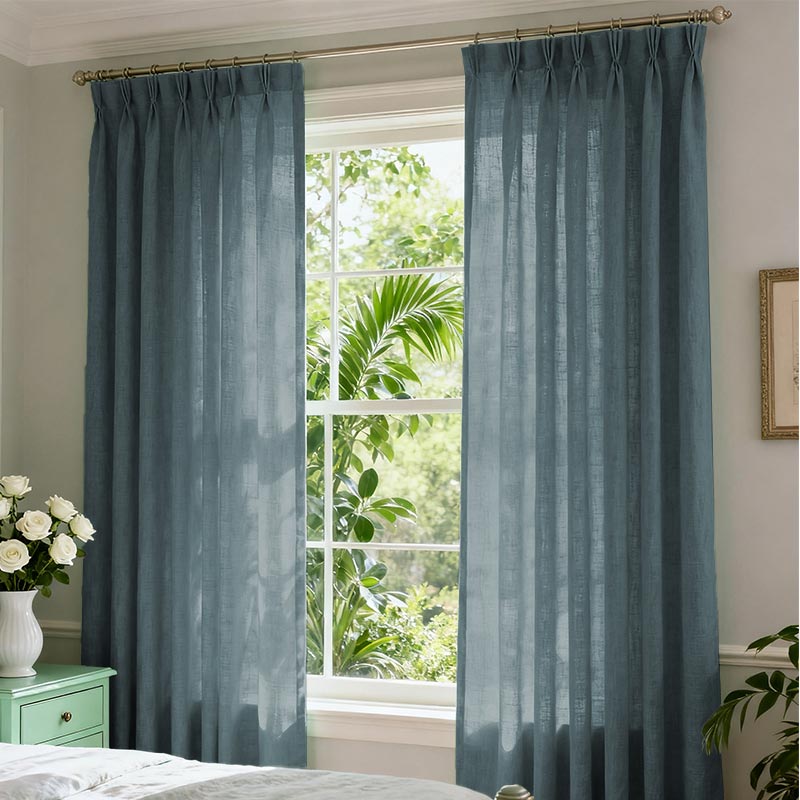 Curtainusa custom linen curtain CU38-6