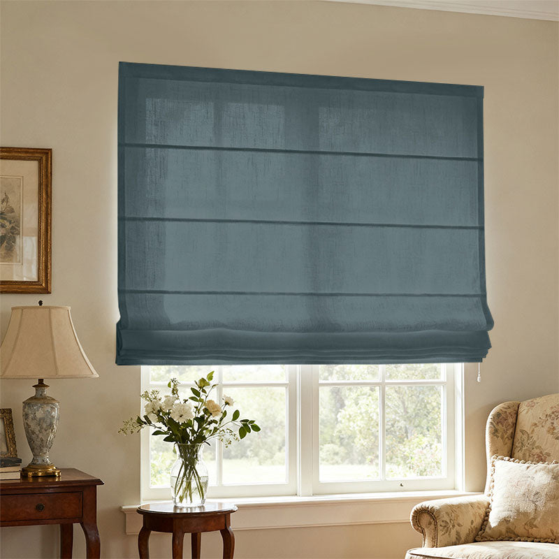 Curtainusa Customized Linen 100% Full Blackout Curtains Shades