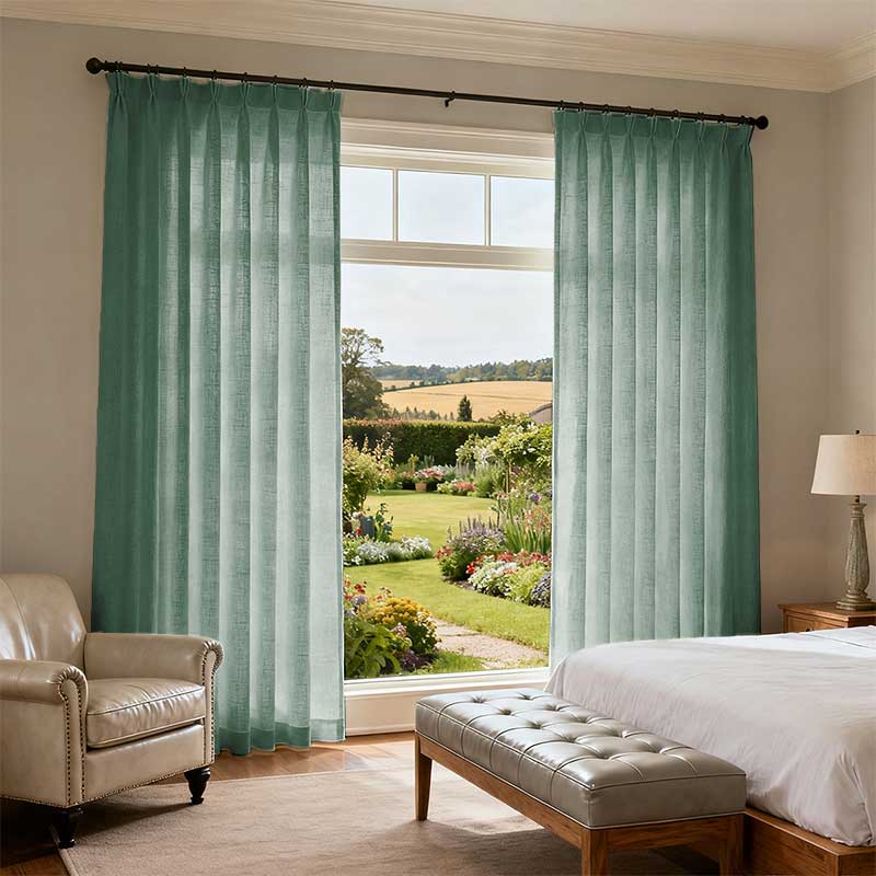 Curtainusa custom linen curtain CU38-5