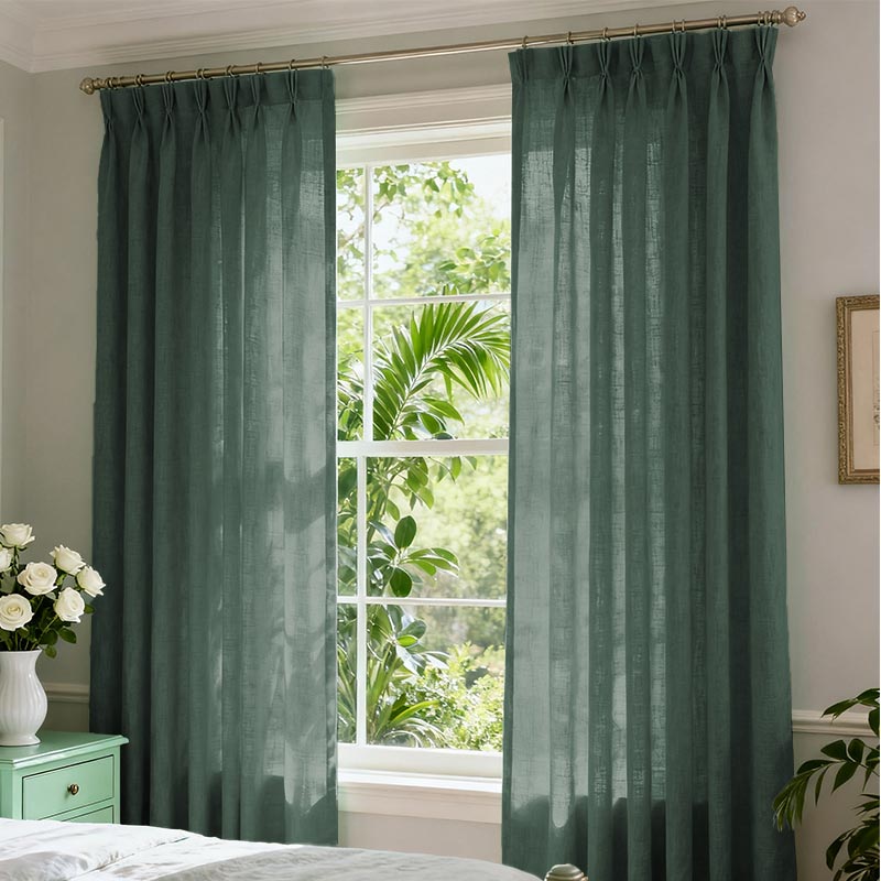 Curtainusa custom linen curtain CU38-6