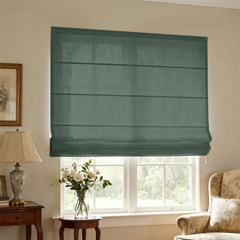 Curtainusa Customized Linen 100% Full Blackout Curtains Shades