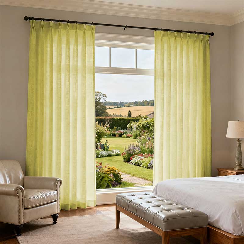 Curtainusa custom linen curtain CU38-5