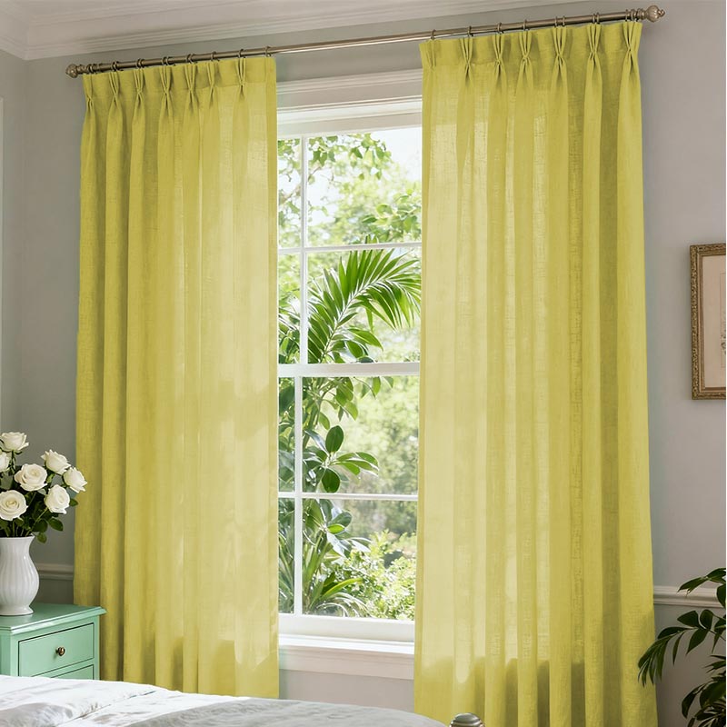 Curtainusa custom linen curtain CU38-6