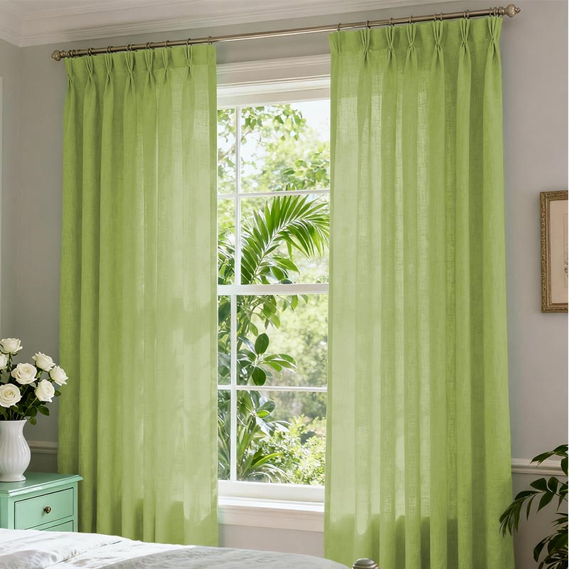 Curtainusa custom linen curtain CU38-6