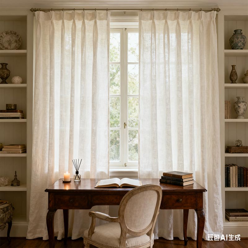 Curtainusa custom linen curtain CU38-6