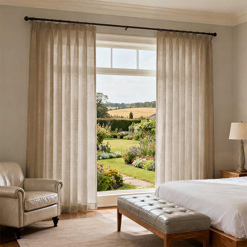 Curtainusa custom linen curtain CU38-5