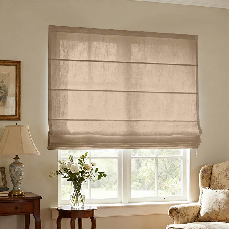 Curtainusa Customized Linen 100% Full Blackout Curtains Shades