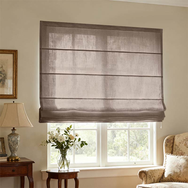 Curtainusa Customized Linen 100% Full Blackout Curtains Shades