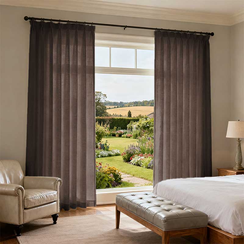 Curtainusa custom linen curtain CU38-5