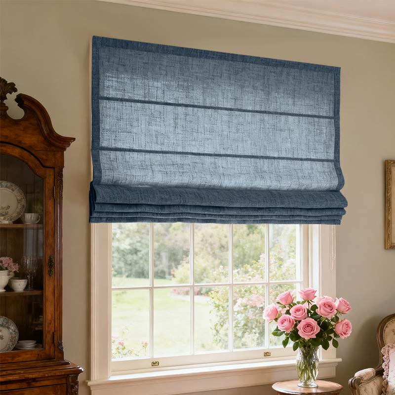 Curtainusa Customized Linen 100% Full Blackout Curtains Shades