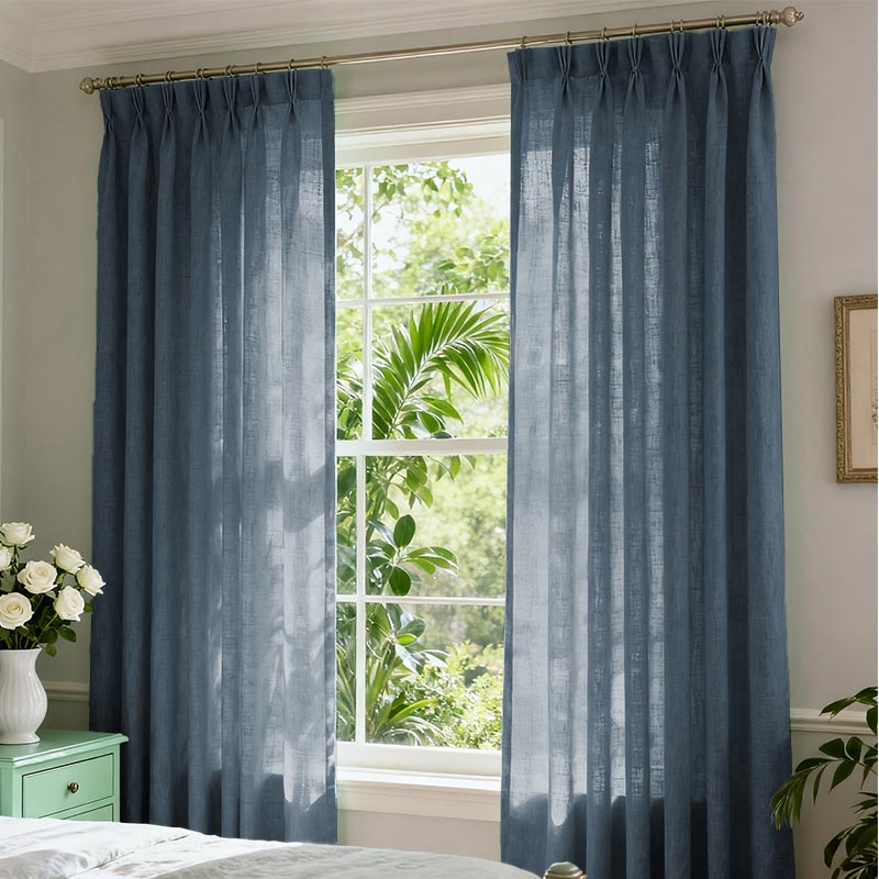 Curtainusa custom linen curtain CU38-6