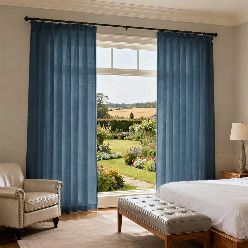 Curtainusa custom linen curtain CU38-5