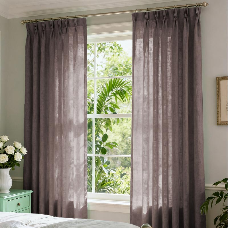 Curtainusa custom linen curtain CU38-6