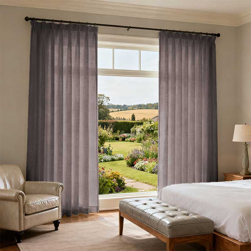 Curtainusa custom linen curtain CU38-5