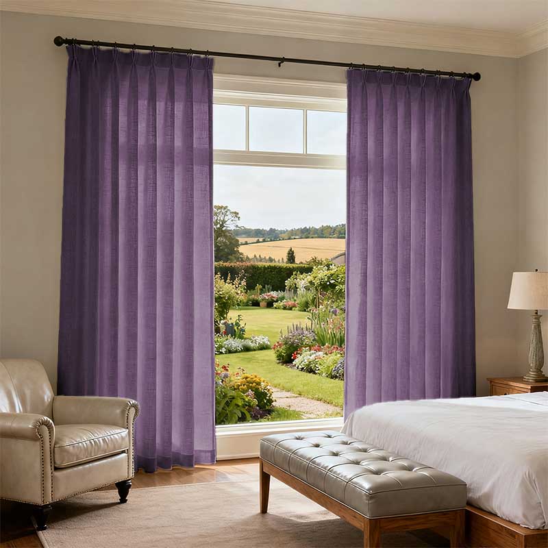 Curtainusa custom linen curtain CU38-5