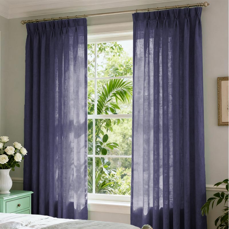 Curtainusa custom linen curtain CU38-6