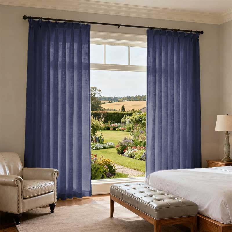 Curtainusa custom linen curtain CU38-5