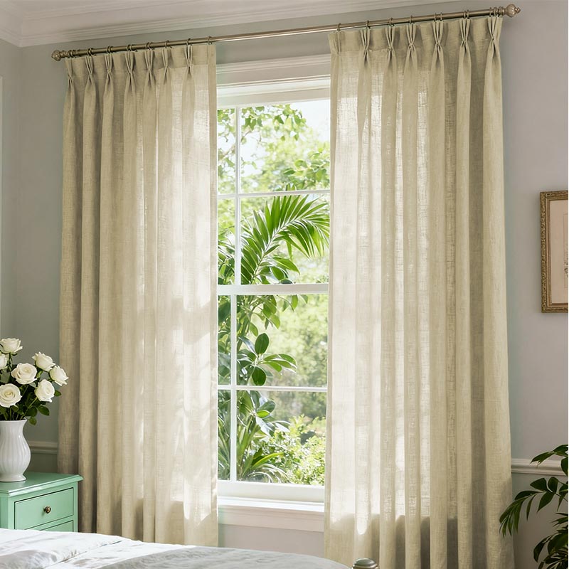 Curtainusa custom linen curtain CU38-6