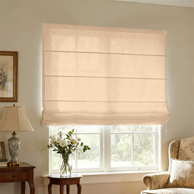 Curtainusa Customized Linen 100% Full Blackout Curtains Shades