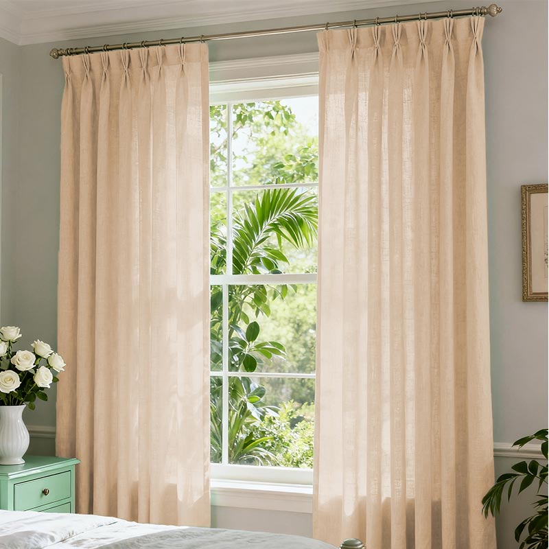 Curtainusa custom linen curtain CU38-6