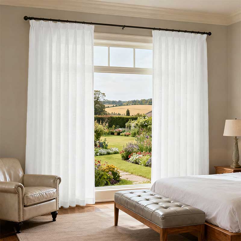 Curtainusa custom linen curtain CU38-5