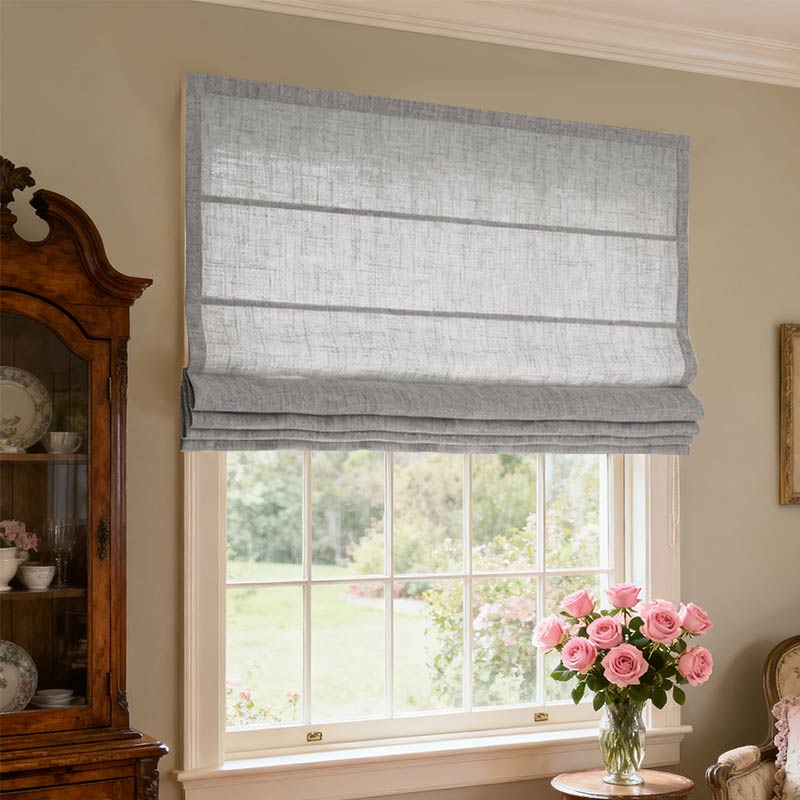Curtainusa Customized Linen 100% Full Blackout Curtains Shades