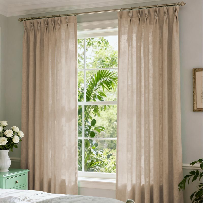 Curtainusa custom linen curtain CU38-6