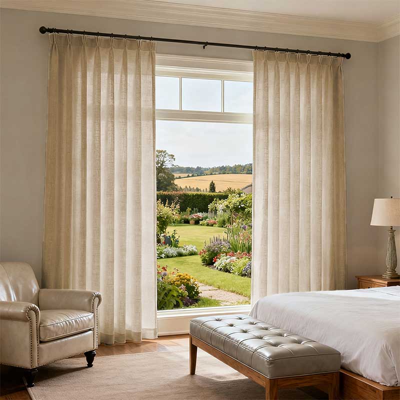 Curtainusa custom linen curtain CU38-5