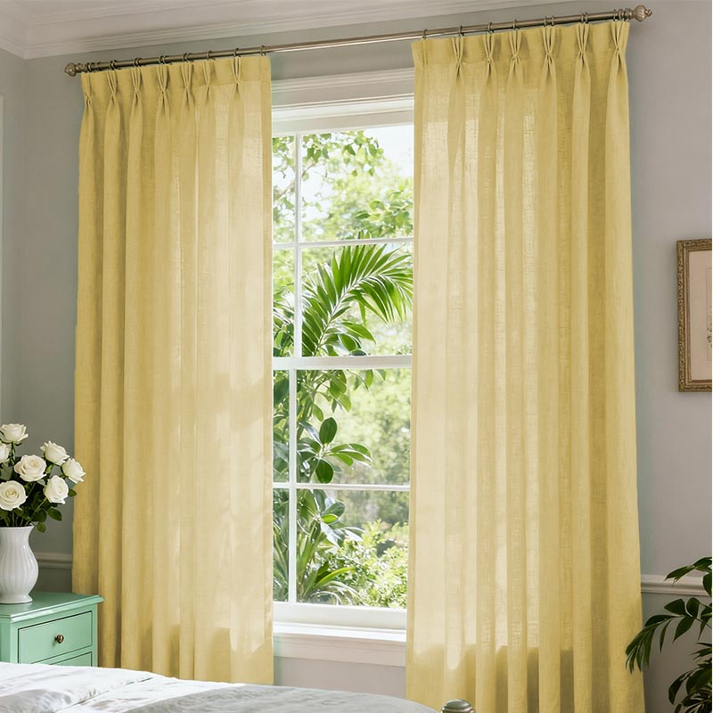 Curtainusa custom linen curtain CU38-6