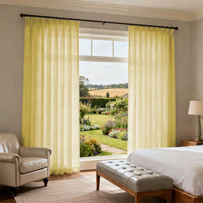 Curtainusa custom linen curtain CU38-5