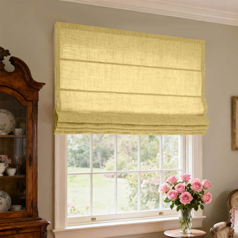 Curtainusa Customized Linen 100% Full Blackout Curtains Shades