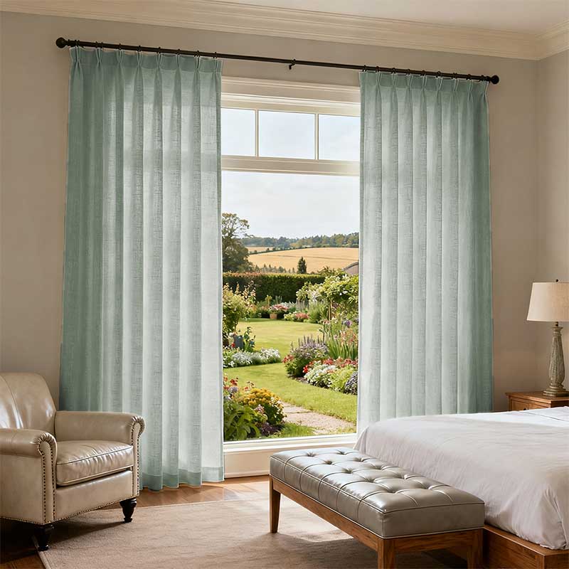 Curtainusa custom linen curtain CU38-5