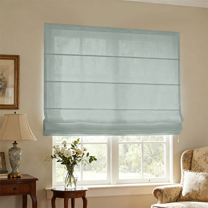 Curtainusa Customized Linen 100% Full Blackout Curtains Shades