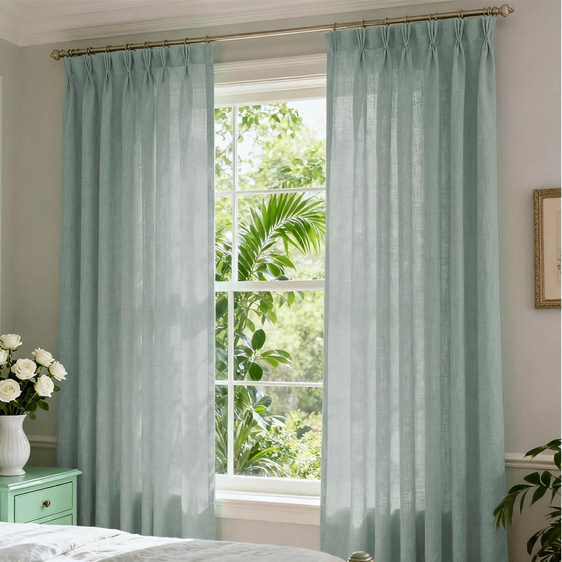 Curtainusa custom linen curtain CU38-6