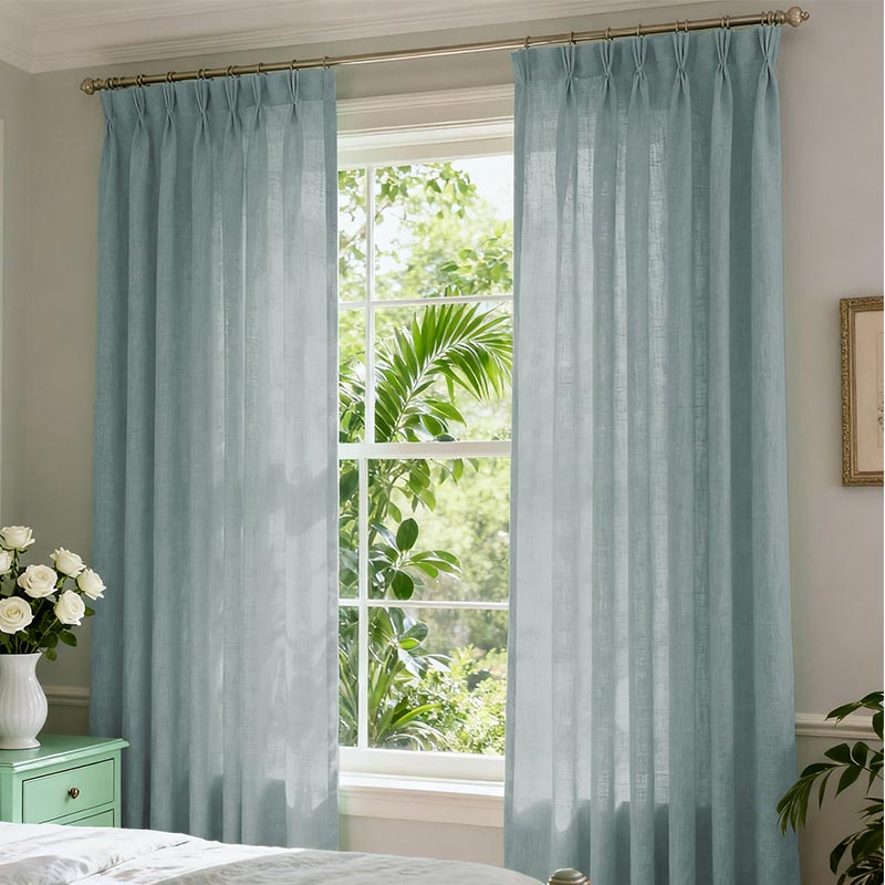 Curtainusa custom linen curtain CU38-6