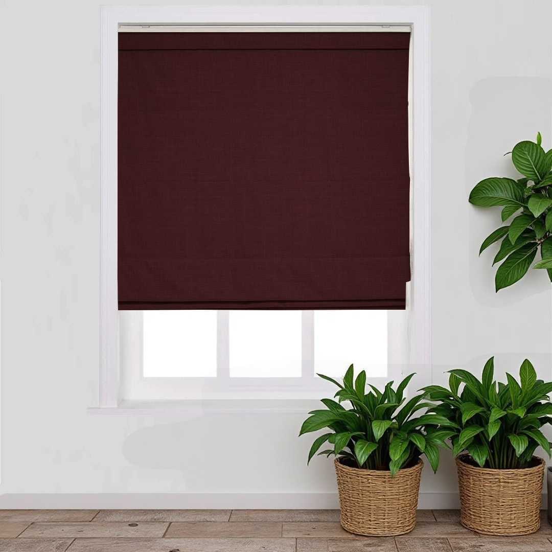 Linen Blend Roman Shade Cordless