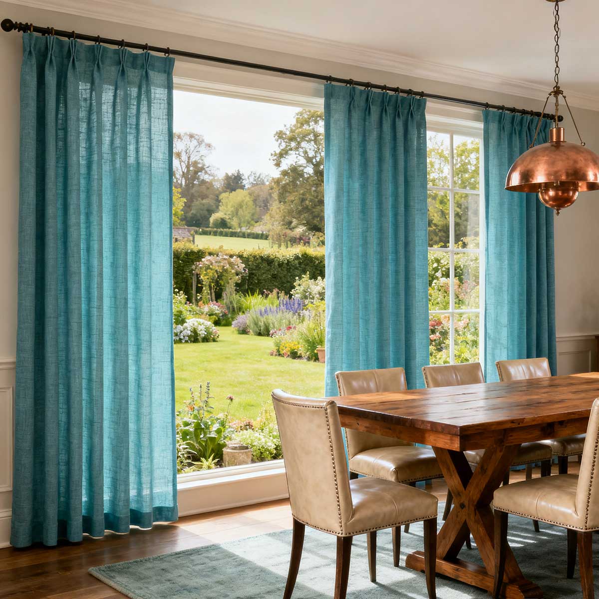 Curtainusa custom linen curtain CU38-5
