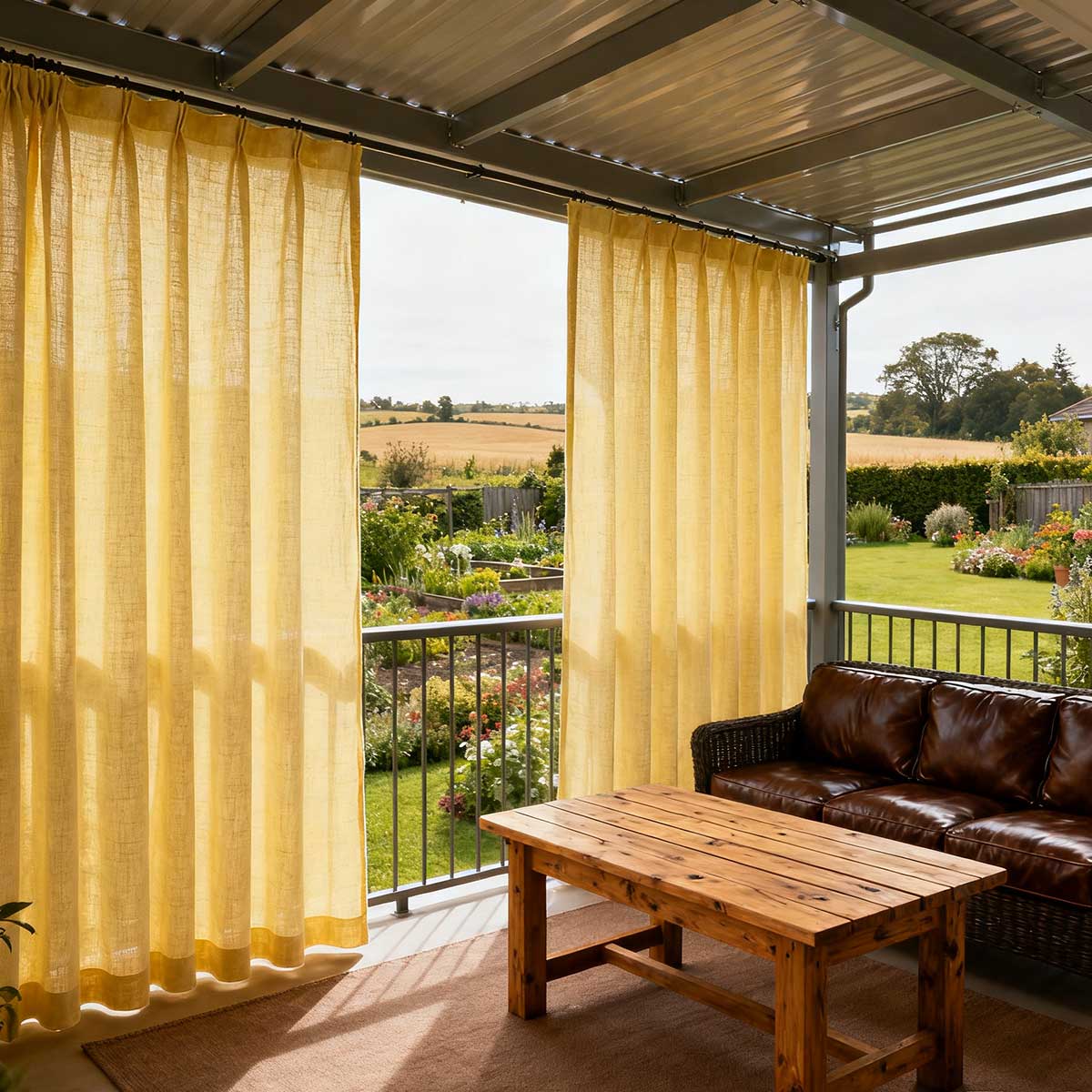 Curtainusa custom linen curtain CU38-5