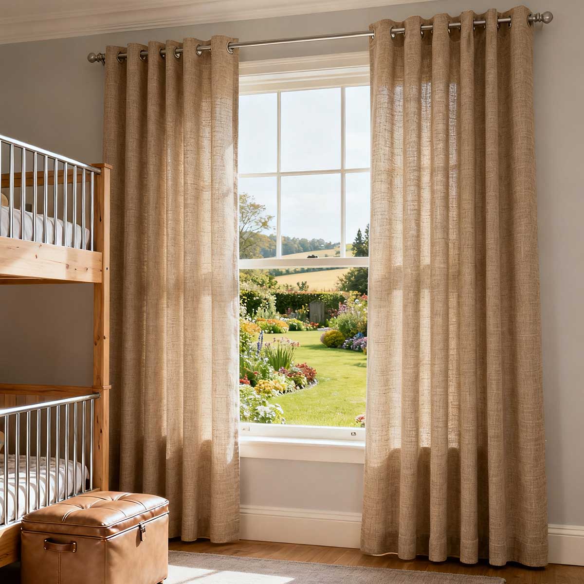 Curtainusa custom linen curtain CU38-5