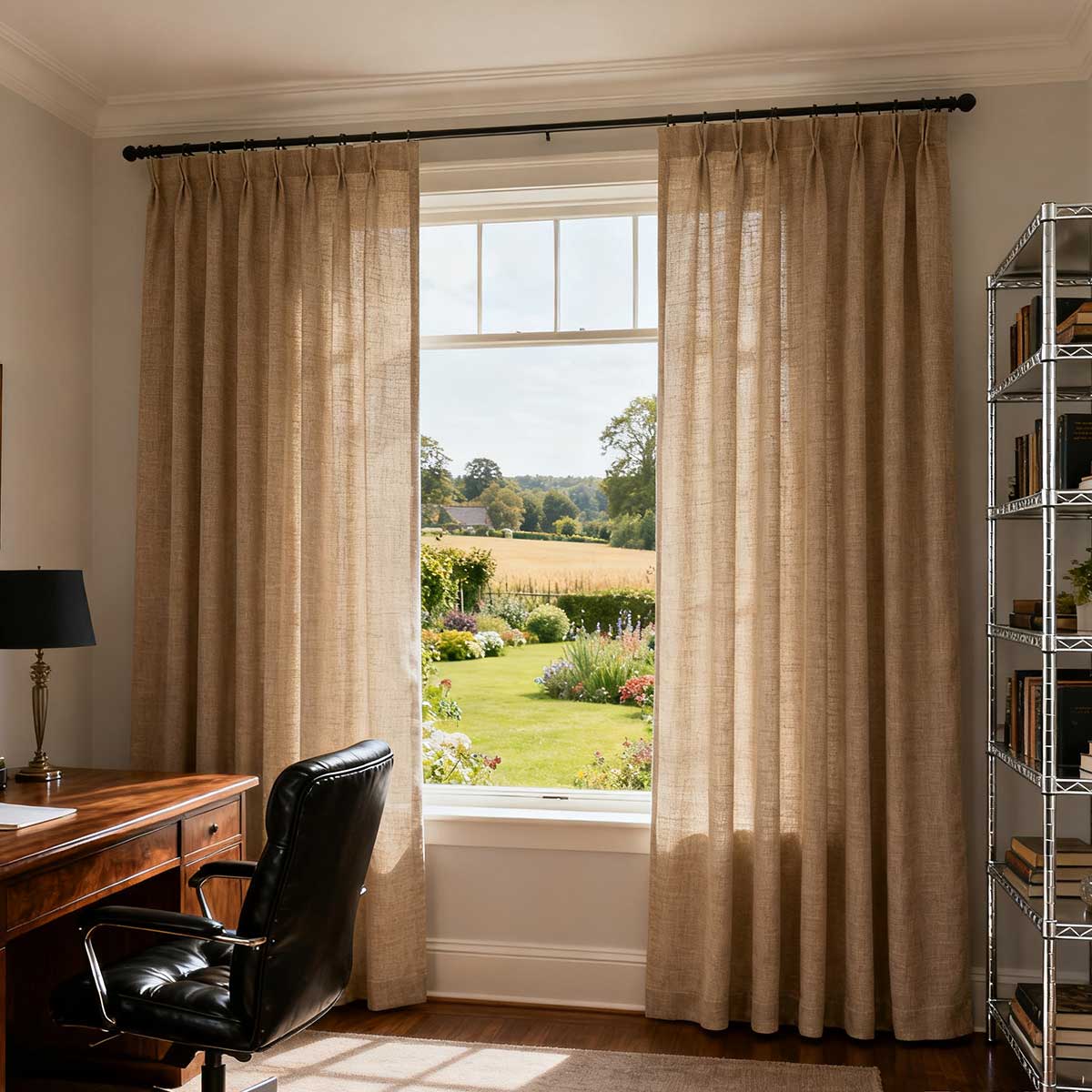 Curtainusa custom linen curtain CU38-5